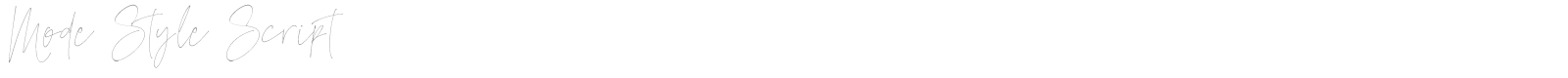 Mode Style Script font preview